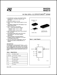 Click here to download M48Z18-100PC6 Datasheet