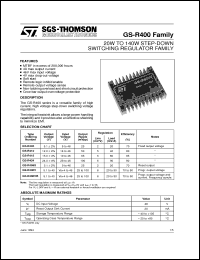 Click here to download GS-R400 Datasheet