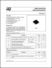 Click here to download SM15T200A Datasheet