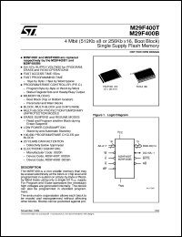 Click here to download M29F400T Datasheet
