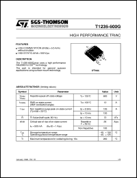 Click here to download T1235 Datasheet