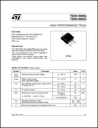 Click here to download T850-600G Datasheet