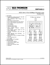 Click here to download SBPH400-3 Datasheet