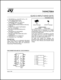 Click here to download 74VHCT00 Datasheet