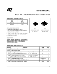 Click here to download STPS2H100A Datasheet