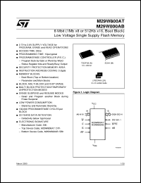 Click here to download M29W800AT120M1 Datasheet