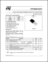 Click here to download STPS80H100CY Datasheet