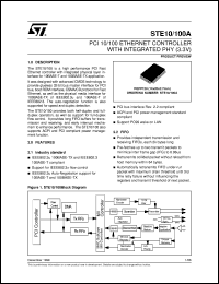 Click here to download STE10/100A Datasheet