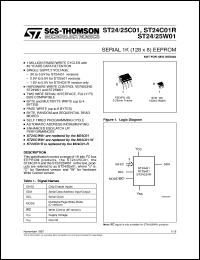 Click here to download ST24C01 Datasheet