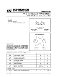 Click here to download SD1275 Datasheet