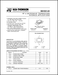 Click here to download SD1541-01 Datasheet