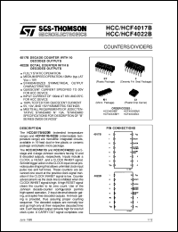 Click here to download HCF4017B Datasheet