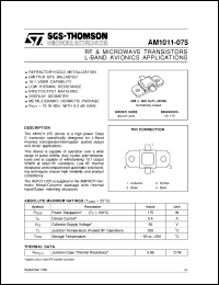 Click here to download AM1011-075 Datasheet