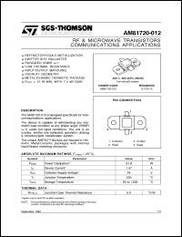 Click here to download AM81720-012 Datasheet