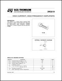 Click here to download 2N3019 Datasheet