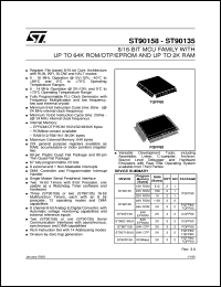 Click here to download ST90158P9C6 Datasheet