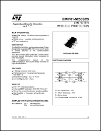 Click here to download EMIF01-5250SC5 Datasheet