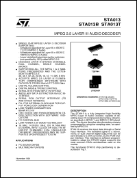 Click here to download STA013 Datasheet