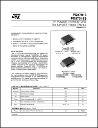 Click here to download PD57018 Datasheet