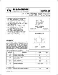 Click here to download SD1538-02 Datasheet