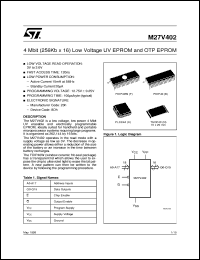Click here to download M27V402 Datasheet