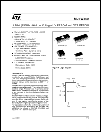 Click here to download M27W402 Datasheet