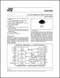 Click here to download TDA7502 Datasheet