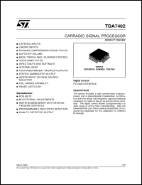 Click here to download TDA7402 Datasheet