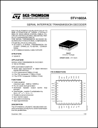 Click here to download STV1602 Datasheet