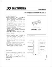 Click here to download TDA9102F Datasheet