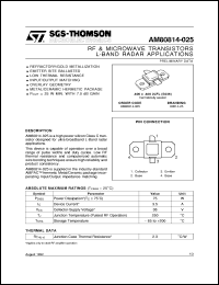 Click here to download AM80814-025 Datasheet