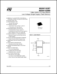 Click here to download M29W102BT Datasheet