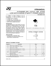 Click here to download STB36NF02 Datasheet
