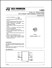 Click here to download L4903 Datasheet