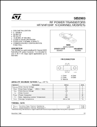 Click here to download SD2903 Datasheet