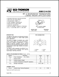 Click here to download AM81214-030 Datasheet