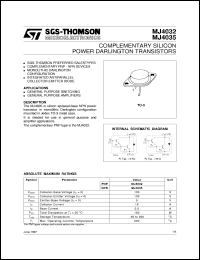 Click here to download MJ4035 Datasheet