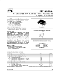 Click here to download STV160NF03 Datasheet