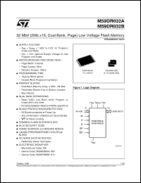 Click here to download M59DR032A Datasheet