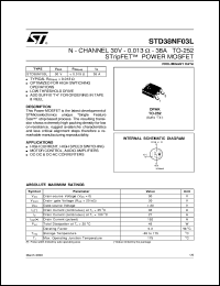 Click here to download STD38NF03 Datasheet