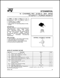 Click here to download STD30NF03 Datasheet