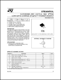 Click here to download STB36NF03 Datasheet