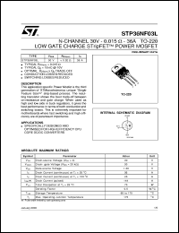 Click here to download STP36NF03 Datasheet