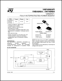 Click here to download VNB49N04 Datasheet