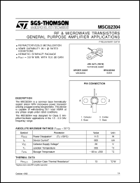 Click here to download MSC82304 Datasheet