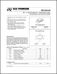 Click here to download SD1542-04 Datasheet