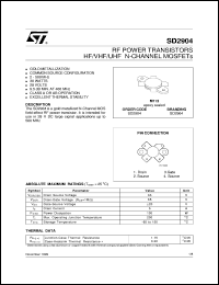Click here to download SD2904 Datasheet