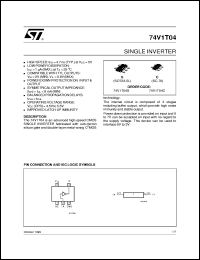 Click here to download 74V1T04 Datasheet