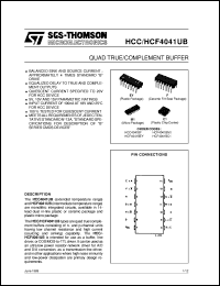 Click here to download HCF4041UB Datasheet