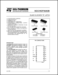 Click here to download HCF4042 Datasheet